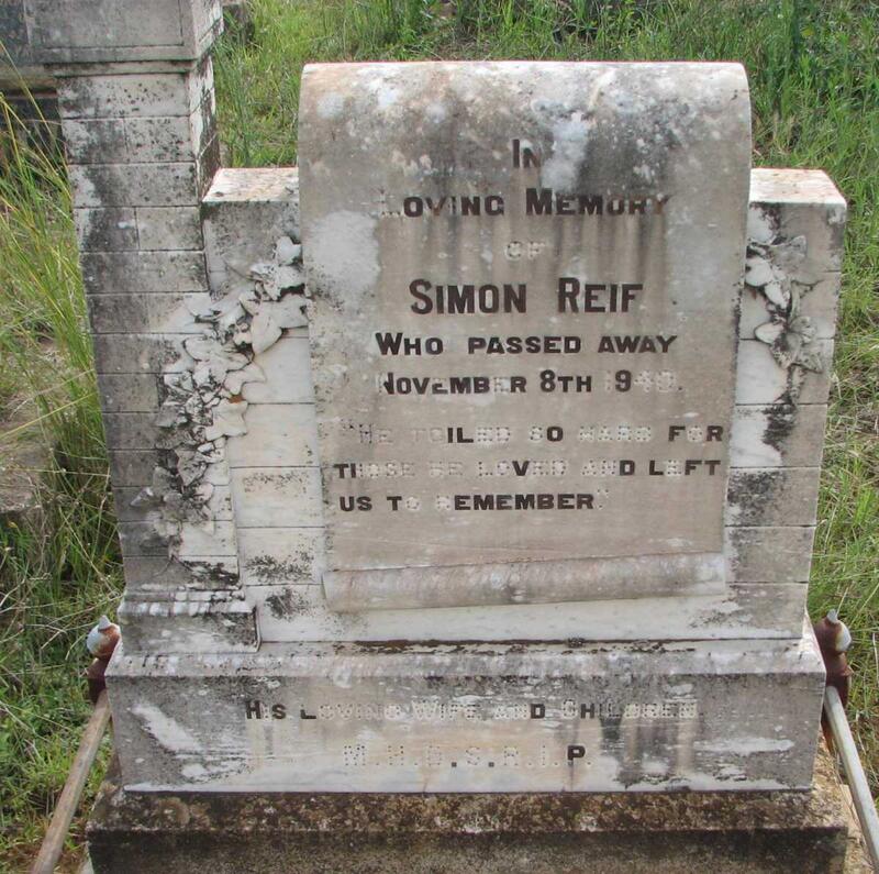 REIF Simon -1940