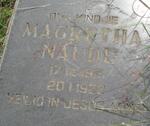 NAUDE Magretha 1921-1922