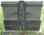 MARKGRAAFF Catharina Elizabeth C. Nee BESTER 1904-1979
