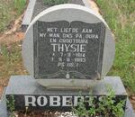 ROBERTS Thysie 1914-1993