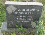 VILLIERS John Benfield, de 1937-1993