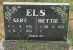 ELS Gert 1930-1993 & Bettie 1925-