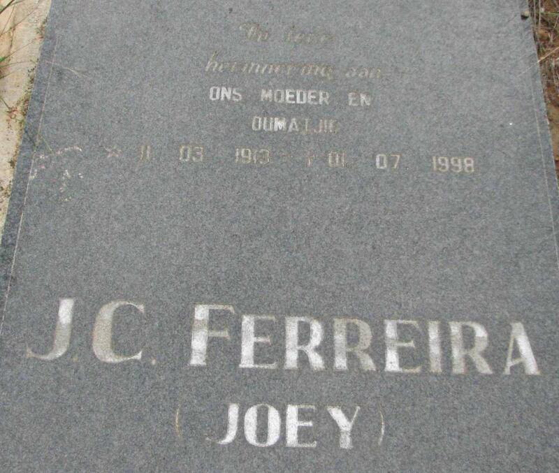 FERREIRA J.C. 1913-1998
