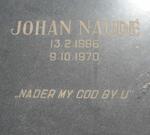 NAUDÉ Johan 1896-1970