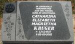 KRUGER Catharina Elizabeth Magrietha 1927-2002