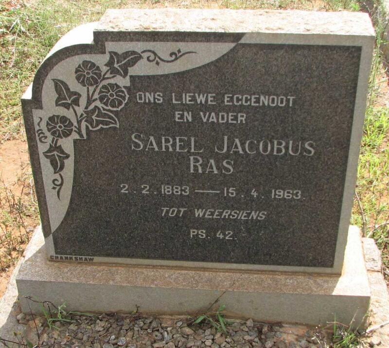 RAS Sarel Jacobus 1883-1963