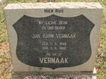 VERMAAK Jan Harm 1944-1962