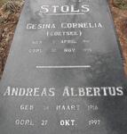 STOLS Andreas Albertus 1916-1997 Gesina Cornelia COETSEE 1919-1995