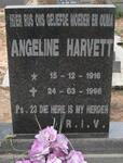 HARVETT Angeline 1916-1996