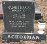 SCHOEMAN Naomie Maria 1908-2003