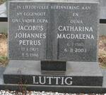 LUTTIG Jacobus Johannes Petrus 1905-1986 & Catharina Magdalena 1910-2003