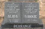 BERRANGE Sakkie 1964 & Alida 1969-1991