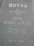 BOTHA Anna Maria Louisa 1909-1989