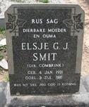 SMIT Elsie G.J. nee COMBRINK 1911-1995