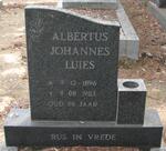 LUIES Albertus Johannes 1896-1983