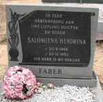 FABER Salomiena Hendrina 1966-1982