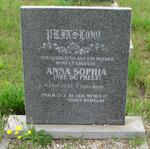 PRINSLOO Anna Sophia nee DU PREEZ 1927-2001