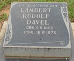 DAVEL Lambert  Rudolf 1898-1976