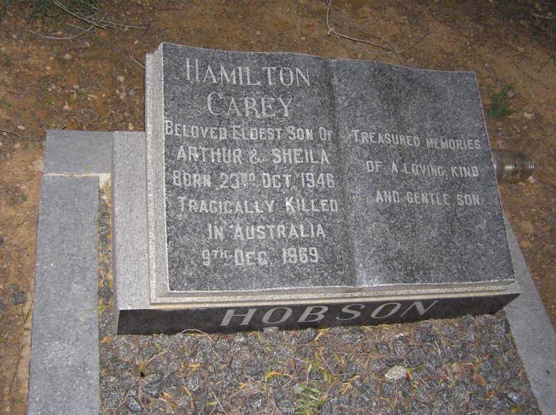 HOBSON Hamilton Carey 1946-1969