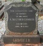 GRIMBEEK A. Siegfried 1912-1962