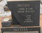 BOTHA Rheeder 1916-1975