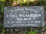 VOLMER Ethel Richardson 1909-1990
