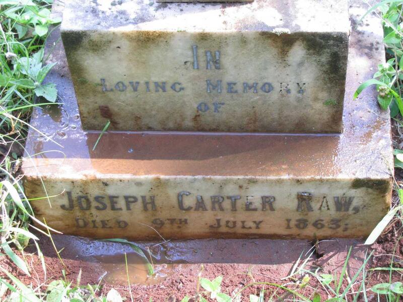 RAW Joseph Carter -1863