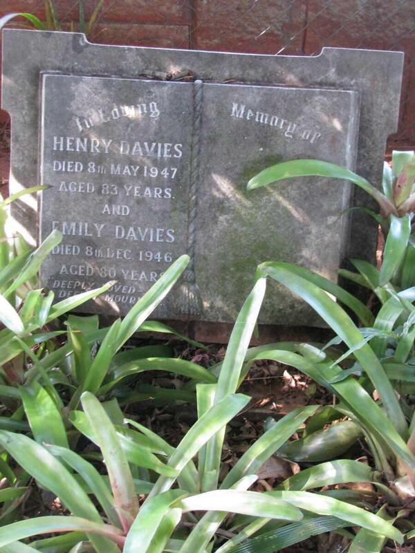 DAVIES Henry -1947 & Emily -1946