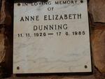DUNNING Anne Elizabeth  1926-1985