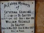 SAUTOY William Reginald, du 1909-1997 & Catherina Georgina Elizabeth 1913-1991