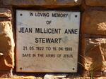 STEWART Jean Millicent Anne 1922-1998