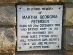 PETERSEN Martha Georgina -1900-1996