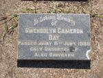 DAY Gwendolyn Cameron nee DAWBARN -1988