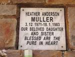 MULLER Heather Anderson 1971-1983