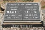 BESTER Paul M. 1890-1966 & Maria E. BESTER 1906-1981