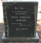 JANSSEN Pieter Arnoldus 1890-1964