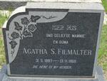 FILMALTER Agatha S. 1897-1969