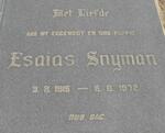 SNYMAN Esaias 1915-1972