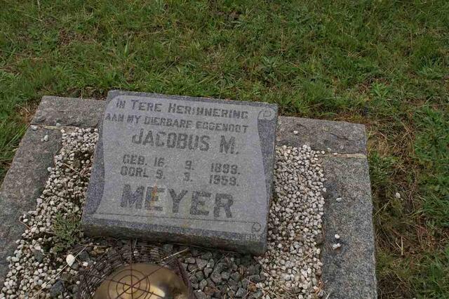 MEYER Jacobus M. 1893-1959