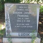 LUDIK Susara Johanna Fransina 1893-1969