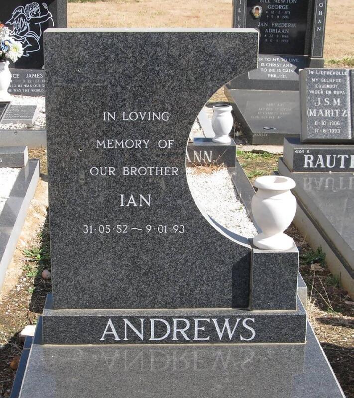 ANDREWS Ian 1952-1993 