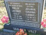 WALT Roelof Jacobus, van der 1918-2005 & Johanna Susanna 1923-2008