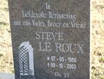 ROUX Steve, le 1950-2003