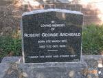 ARCHIBALD Robert George 1870-1939