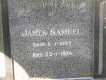 SAMUEL James 1897-1974