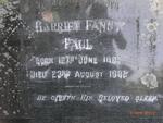 PAUL Harriet Fanny 1897-1962