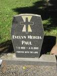 PAUL Evelyn Mercia 1900-1989