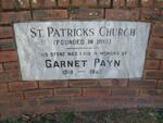 PAYN Garnet 1919-1982