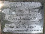 LINDSAY Henry Brougham & May Agnes Lucy
