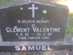 SAMUEL Clement Valentine 1930-1992